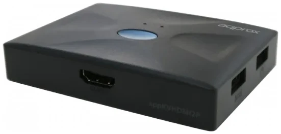 APPROX KVM Switch - 2 portos, 4K/30fps, 2 db HDMI port, 1 db USB2.0