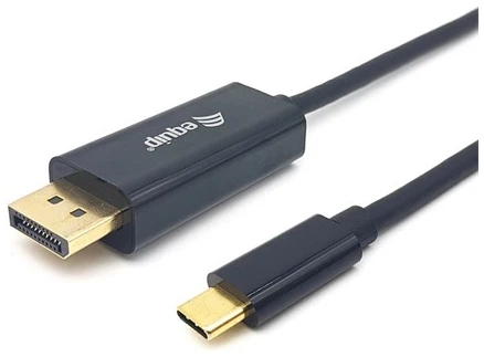 Equip Kábel - 133426 (USB-C to DisplayPort, apa/apa, 4K/60Hz, műanyag burkolat, 1m) 1 Equip Kábel - 133426 (USB-C to DisplayPort, apa/apa, 4K/60Hz, műanyag burkolat, 1m)