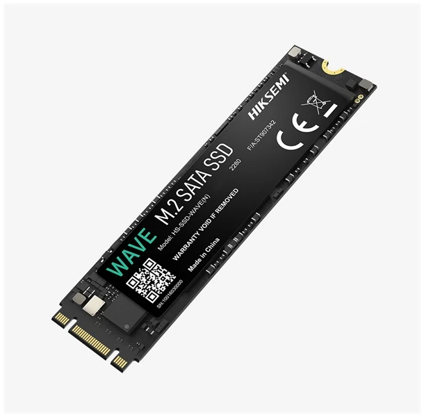 Hikvision HIKSEMI SSD 128GB - WAVE (3D TLC, M.2 2280 SATA, r:550 MB/s, w:440 MB/s) 1 SSDHIKWAVE128GBM2