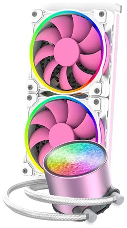 ID-Cooling CPU Water Cooler - PINKFLOW 240 DIAMOND (16,3-33,5dB; max. 93,78 m3/h; 2x12cm) 1 ID-Cooling CPU Water Cooler - PINKFLOW 240 DIAMOND (16,3-33,5dB; max. 93,78 m3/h; 2x12cm)