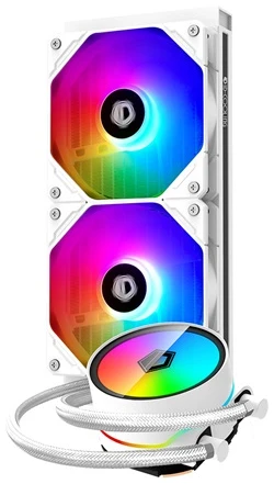 ID-Cooling CPU Water Cooler - ZOOMFLOW 240 XT SNOW (13.8-30.5dB; max. 126,57 m3/h; 2x12cm, A-RGB LED)