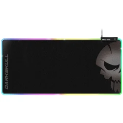Spirit of Gamer Egérpad - Darkskull RGB - XXXL (RGB háttérvilágítás, USB Hub, 900 x 400 x 4mm; fekete)