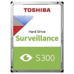 Toshiba Belső HDD 3.5" - S300 Surveillance Hard Drive 2TB (5400rpm, 128 MB puffer, Biztonságtechnikai rögzítőkbe) bulk