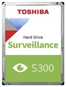 Toshiba Belső HDD 3.5" - S300 Surveillance 2TB (Bulk; Biztonságtechnikai rögzítőkbe; 128MB / 5400RPM)