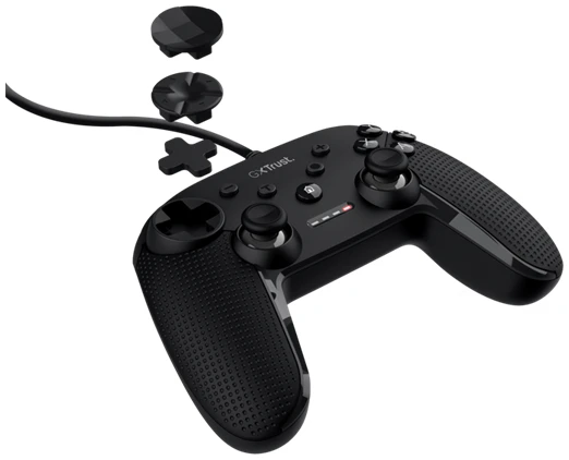 Trust Gamepad - GXT 541 Muta (Playstation design; fekete; PC kompatibilis.) 1 PERTRU24789