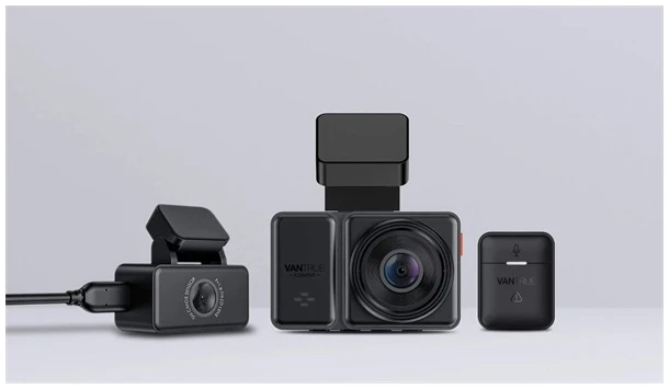 Vantrue Dash Cam - E2 (WiFi+GPS autóskamera első + hátsó, 1944p, HDR, 512GB MicroSD támogatás,veznélküli távirányító)