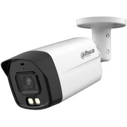Dahua Analóg csőkamera - HAC-HFW1500TLM-IL-A (Duallight, 5MP, kültéri, 3,6mm, IR40m+LED40m, ICR, IP67, audio, mikrofon)