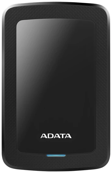 ADATA Külső HDD 2.5" - 1TB HV300 (USB3.1, LED, Slim, Fekete)
