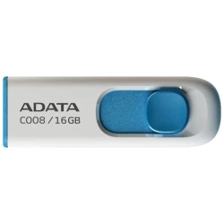 ADATA Pendrive - 16GB C008 (USB2.0, Fehér-Kék)
