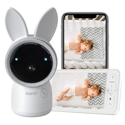 Arenti wifi Bébiőr Szett - AINANNY (3MP, 5" LCD, IR 10m, microSD, mikrofon, hangszóró, sírásérzékelés, beltéri)