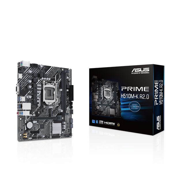 Asus Alaplap - Intel PRIME H510M-K R2.0 s1200 (H510, 2xDDR4 3200MHz, 4xSATA3, 1xM.2, VGA/HDMI) 1 Asus Alaplap - Intel PRIME H510M-K R2.0 s1200 (H510, 2xDDR4 3200MHz, 4xSATA3, 1xM.2, VGA/HDMI)
