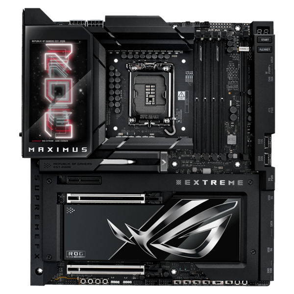 Asus Alaplap - Intel ROG MAXIMUS Z890 EXTREME LGA1851 (Z890, ATX, 4xDDR5 9200+MHz, 4xSATA3, 6xM.2, HDMI+2xThunderbolt) 1 Asus Alaplap - Intel ROG MAXIMUS Z890 EXTREME LGA1851 (Z890, ATX, 4xDDR5 9200+MHz, 4xSATA3, 6xM.2, HDMI+2xThunderbolt)