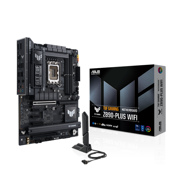 Asus Alaplap - Intel TUF GAMING Z890-PLUS WIFI LGA1851 (Z890, ATX, 4xDDR5 9066+MHz, 4xSATA3, 4xM.2, HDMI+DP+TB) 1 Asus Alaplap - Intel TUF GAMING Z890-PLUS WIFI LGA1851 (Z890, ATX, 4xDDR5 9066+MHz, 4xSATA3, 4xM.2, HDMI+DP+TB)