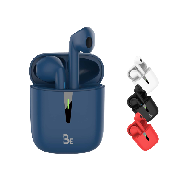 Bluestork Fülhallgató Vezeték Nélküli - BE POP 2 BLUE (Bluetooth v5.0, mikrofon, kék)