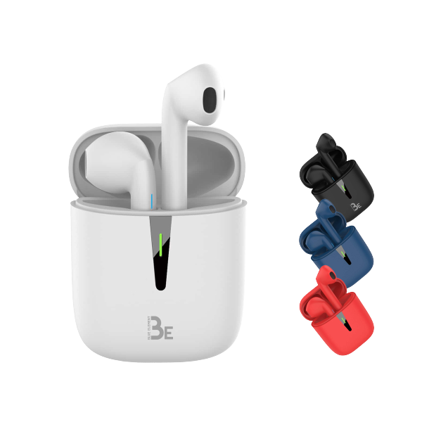 Bluestork Fülhallgató Vezeték Nélküli - BE POP 2 WHITE (Bluetooth v5.0, mikrofon, fehér)