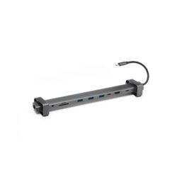 Bluestork USB Hub - HUB-OFFICE-PRO (USB-C to 3xUSB-A 3.0 port + 1xUSB-C + 1xHDMI + 1xRJ45, SD, TF 3,5 Jack, PD 100W)