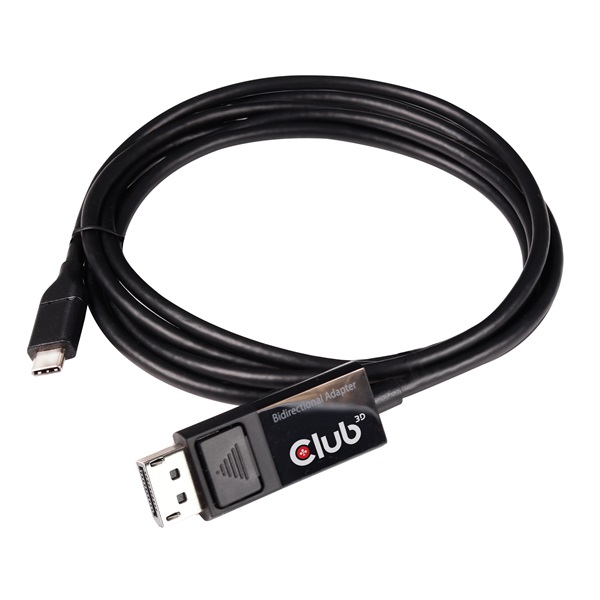 Club 3D Kábel - CAC-1557 (USB-C to DisplayPort 1.4, HDR, 1,8m, 8K60Hz) 1 Club 3D Kábel - CAC-1557 (USB-C to DisplayPort 1.4, HDR, 1,8m, 8K60Hz)