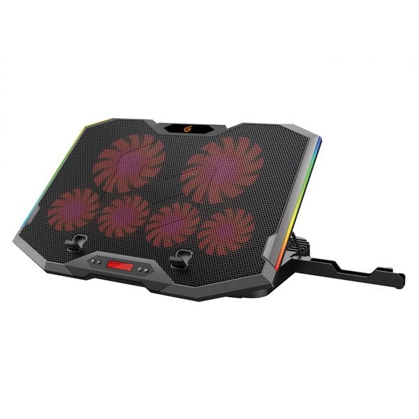 Conceptronic Notebook Hűtőpad 17"-ig - THYIA01B (USB, 6x12,5cm, LCD kijelző, állítható magasság, csúszásmentes, fekete) 1 Conceptronic Notebook Hűtőpad 17"-ig - THYIA01B (USB, 6x12,5cm, LCD kijelző, állítható magasság, csúszásmentes, fekete)