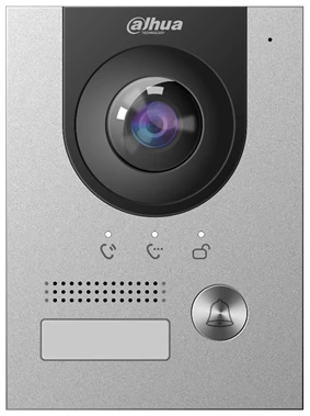 Dahua IP video kaputelefon - VTO2202F-P-S2 (kültéri egység, 2MP, IK07, IP65, audio, SD, RS485, I/O, 12VDC/PoE)