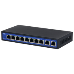 Dahua Vezérlő - EAC10-P (EAP eszközök távoli menedzsmentjéhez; 10 port, 64W af/at PoE)
