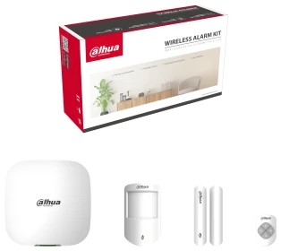 Dahua Vezeték nélküli szett - AirShield ART-ARC3000H-03-W2 (központ + PIR + nyitásérzékelő + távirányító, Mabisz)