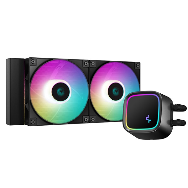DeepCool CPU Water Cooler - LE520 (max 17,8dB; max. 145,86 m3/h; 2x12cm, A-RGB LED) 1 DeepCool CPU Water Cooler - LE520 (max 17,8dB; max. 145,86 m3/h; 2x12cm, A-RGB LED)