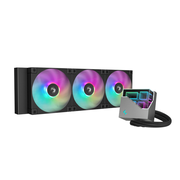 DeepCool CPU Water Cooler - LT360 ARGB (max 19dB; max. 145,86 m3/h; 3x12cm) 1 DeepCool CPU Water Cooler - LT360 ARGB (max 19dB; max. 145,86 m3/h; 3x12cm)