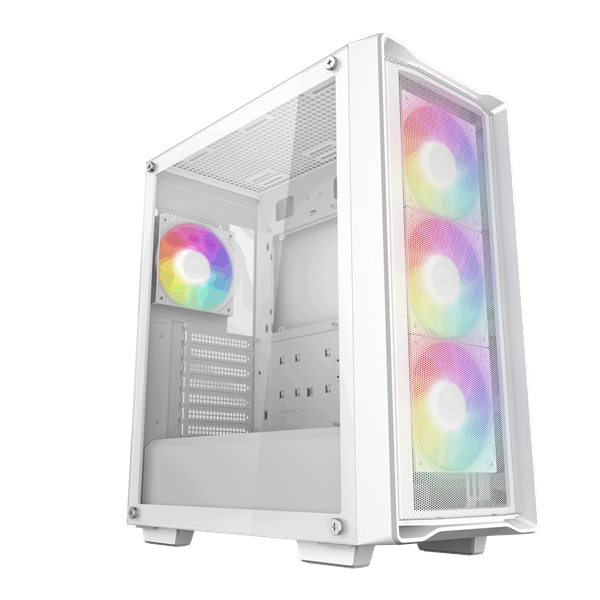DeepCool Számítógépház - CC560 MESH WH V2 (ablakos, 4x12cm A-RGB ventilátor, ATX, 2xUSB3.0, fehér) 1 DeepCool Számítógépház - CC560 MESH WH V2 (ablakos, 4x12cm A-RGB ventilátor, ATX, 2xUSB3.0, fehér)