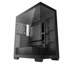DeepCool Számítógépház - CG580 (fekete, ablakos, venti nélkül, BTF, ATX, 2xUSB3.0, 1xUSB2.0)