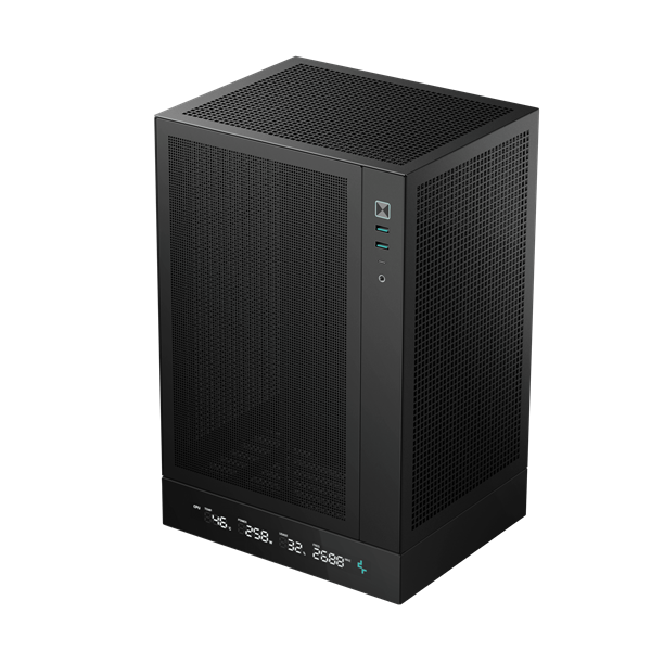 DeepCool Számítógépház - CH170 DIGITAL (fekete, Mini-ITX, 2xUSB3.0, Type-C, fekete) 1 DeepCool Számítógépház - CH170 DIGITAL (fekete, Mini-ITX, 2xUSB3.0, Type-C, fekete)