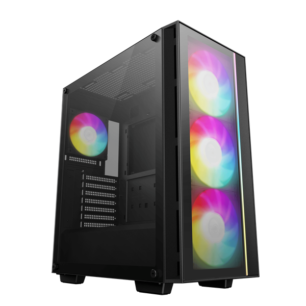 DeepCool Számítógépház - MATREXX55 V4 C (fekete, ablakos, 3x14cm + 1x12cm A-RGB venti, ATX, 1xUSB3.0, Type-C) 1 DeepCool Számítógépház - MATREXX55 V4 C (fekete, ablakos, 3x14cm + 1x12cm A-RGB venti, ATX, 1xUSB3.0, Type-C)
