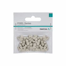 DeepCool Számítógépház Kiegészítő - PIXEL GY (100db, szürke, szilikon)