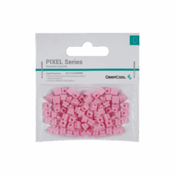 DeepCool Számítógépház Kiegészítő - PIXEL PK (100db, pink, szilikon)