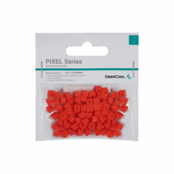 DeepCool Számítógépház Kiegészítő - PIXEL RD (100db, piros, szilikon)