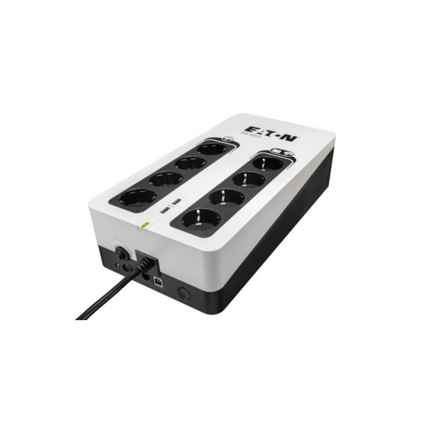 EATON szünetmentes 850VA - 3S850D (8 Schuko kimenet, Standby, USB, vonal védelem, szoftver) 1 EATON szünetmentes 850VA - 3S850D (8 Schuko kimenet, Standby, USB, vonal védelem, szoftver)
