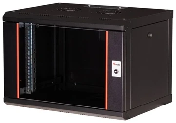 Equip Fali Rackszekrény - EPM-07-6045-B-CBAA (19", 7U, 600x450mm, előre szerelt, fekete)