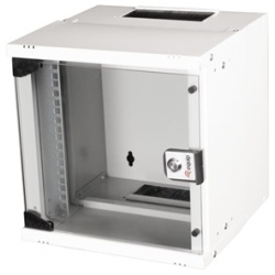 Equip Fali Rackszekrény - EWM-06-3030-G (10", 6U, 300x300mm, lapra szerelt, szürke)