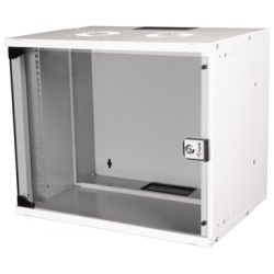 Equip Fali Rackszekrény - EWM-09-5440-G (19", 9U, 540x400mm, lapra szerelt, szürke)