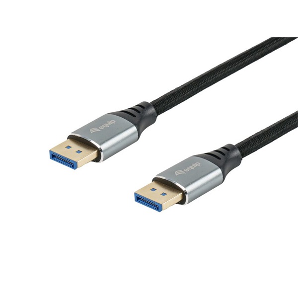 Equip Kábel - 119281 (Premium, DisplayPort2.1 kábel, 4K/240Hz, apa/apa, fekete, 1m) 1 Equip Kábel - 119281 (Premium, DisplayPort2.1 kábel, 4K/240Hz, apa/apa, fekete, 1m)
