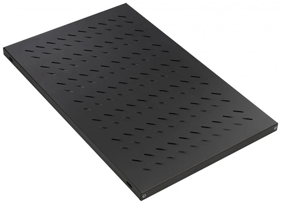 Equip Rackszekrény kiegészítő - EZVS-19-1-10-B (Fix polc, 19", 1U, Mélység: 1000mm, fekete)
