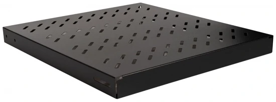 Equip Rackszekrény kiegészítő - EZVS-19-1-50-B (Fix polc, 19", 1U, Mélység: 800mm, fekete)