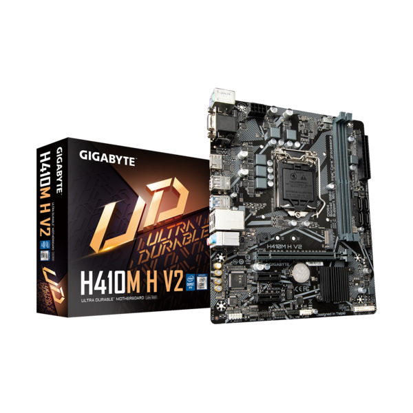 Gigabyte Alaplap - Intel H410M H V2 s1200 (H470, 2xDDR4 2933MHz, 1xGBE LAN, 4xSATA3, M.2, 6xUSB2.0, 4xUSB3.2) 1 Gigabyte Alaplap - Intel H410M H V2 s1200 (H470, 2xDDR4 2933MHz, 1xGBE LAN, 4xSATA3, M.2, 6xUSB2.0, 4xUSB3.2)