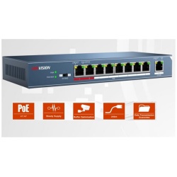 Hikvision Switch PoE - DS-3E0109P-E (8 port 100Mbps, 115W, 1xRJ45 100Mbps)