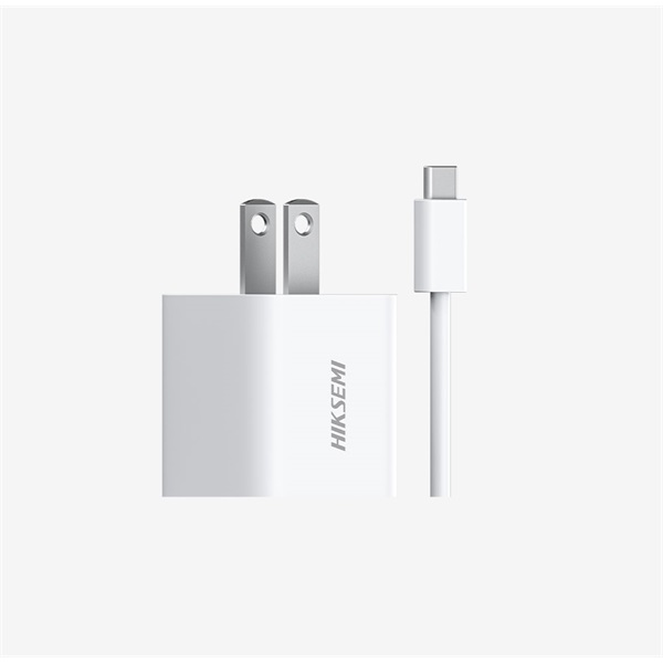 Hikvision HIKSEMI Telefon töltő - 1db USB-C, 1db USB-A + USB-C kábel, 33W, US plug 1 Hikvision HIKSEMI Telefon töltő - 1db USB-C, 1db USB-A + USB-C kábel, 33W, US plug