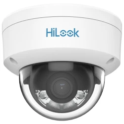 HiLook IP dómkamera - IPC-D149HA (4MP, 2,8mm, kültéri, H265+, IP67, IK10, LED30m, ICR, DWDR, PoE) ColorVu