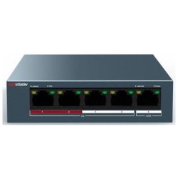 Hikvision Switch PoE - DS-3E0105P-E/M (4 port 100Mbps, 45W, 1xRJ45 100Mbps)