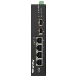 Hikvision Switch PoE - DS-3T0506HP-E/HS (4 port 1000Mbps, 60W, 2xSFP 1000Mbps)