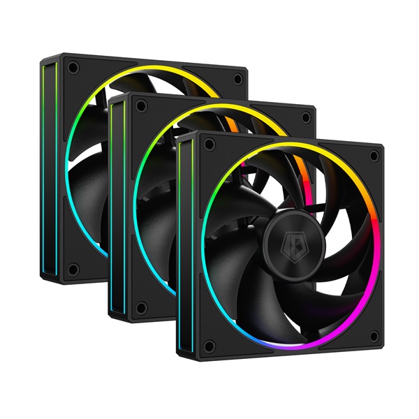ID-Cooling Cooler 12cm - AF-127-ARGB-K TRIO (29,9dB, max. 132,52 m3/h, 4pin, PWM, 3 x12cm, ARGB LED, fekete) 1 ID-Cooling Cooler 12cm - AF-127-ARGB-K TRIO (29,9dB, max. 132,52 m3/h, 4pin, PWM, 3 x12cm, ARGB LED, fekete)