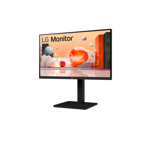 LG Monitor 24" - 24BA550-B (IPS; 16:9; 1920x1080; 5ms; 250cd; 100Hz; Dsub, DP, HDMI; USB, Hangszóró, sRGB99%, Pivot)