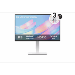 LG Monitor 27" - 27US550-W (IPS; 16:9; 3840x2160; 5ms; 300cd; 60Hz; DP, HDMIx2, HDR; Pivot)